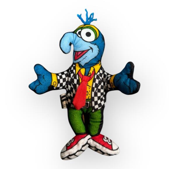 Vintage Blockbuster 1998 Plush Muppet Dolls LOT of 2 Gonzo, Kermit Promo 7" - Picture 3 of 7